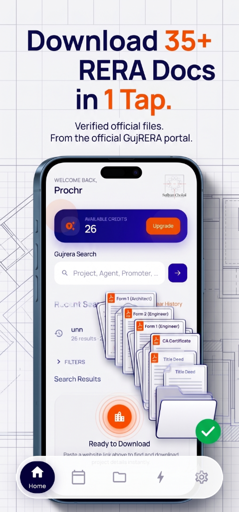 Download 35+ RERA Docs in 1 Tap